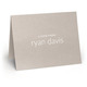 A Note From Folded Shimmer Note Cards Image 1 of 2